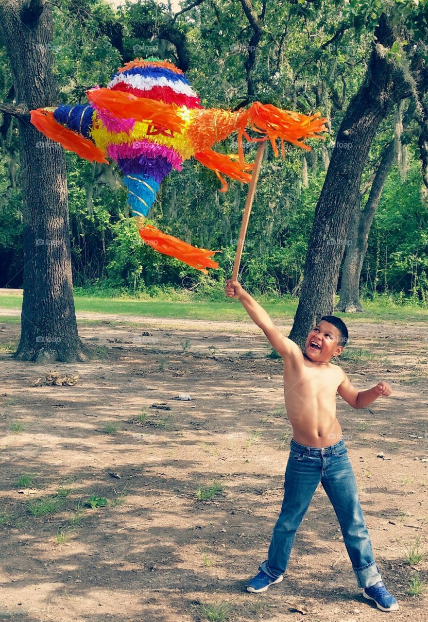 la piñata en el park