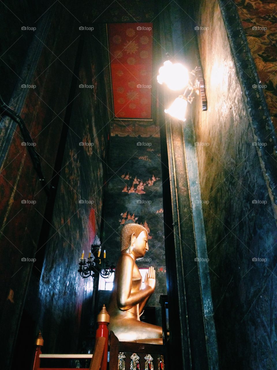 Buddha Image. Wat Suthat, Bangkok