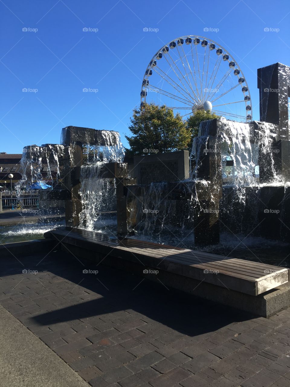 Water statue in Washington Seattle 