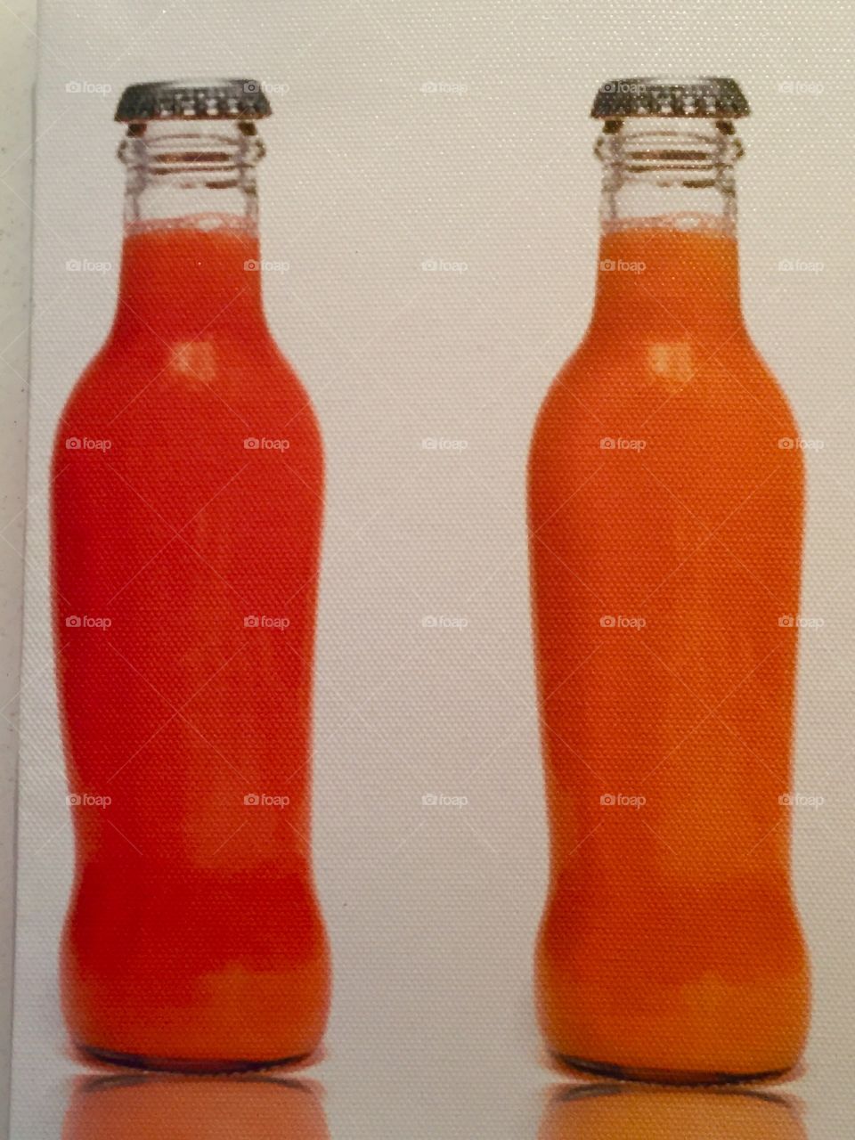 Orange bottles