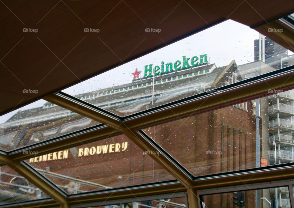 Heineken Brewery thru canal boat Amsterdam