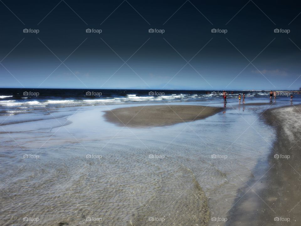 Low tide at Torregaveta  (Naples - Italy ).