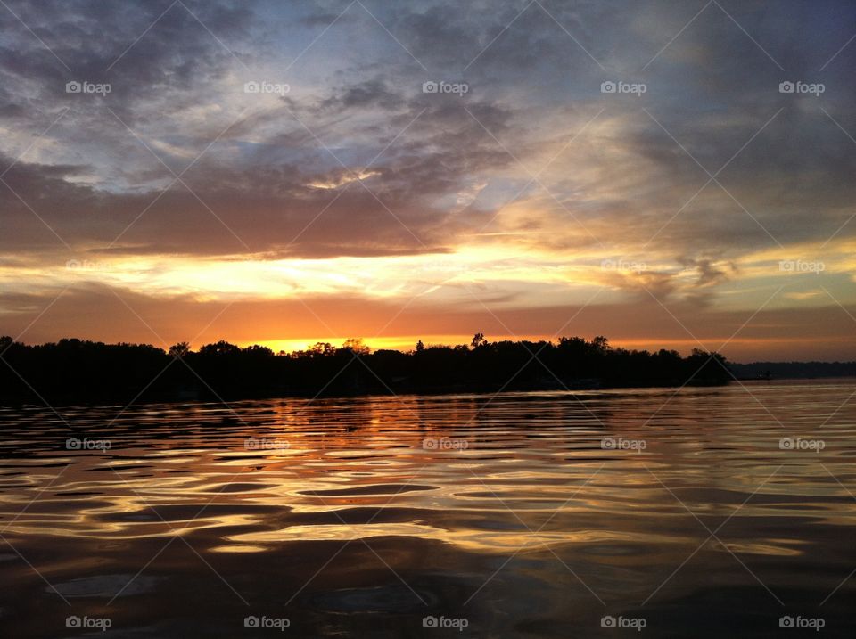 Sunrise at the lake