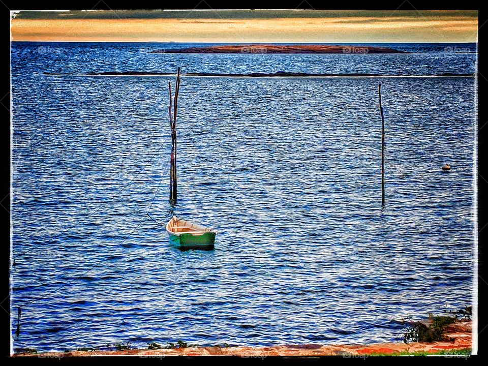 soothing waters and a peaceful sunset