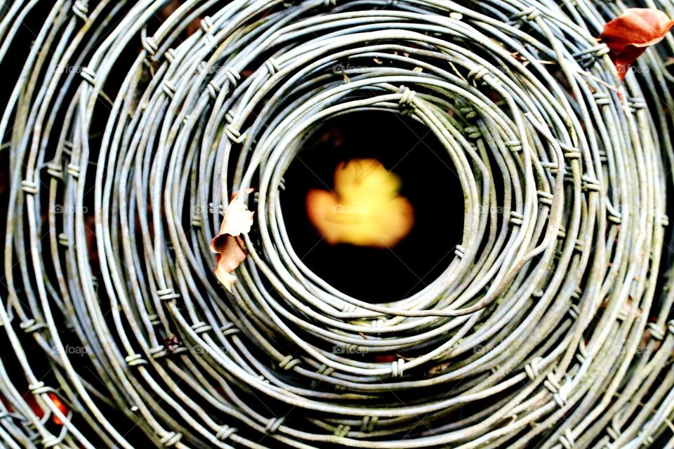 Spirale mit schwarzem Zentrum