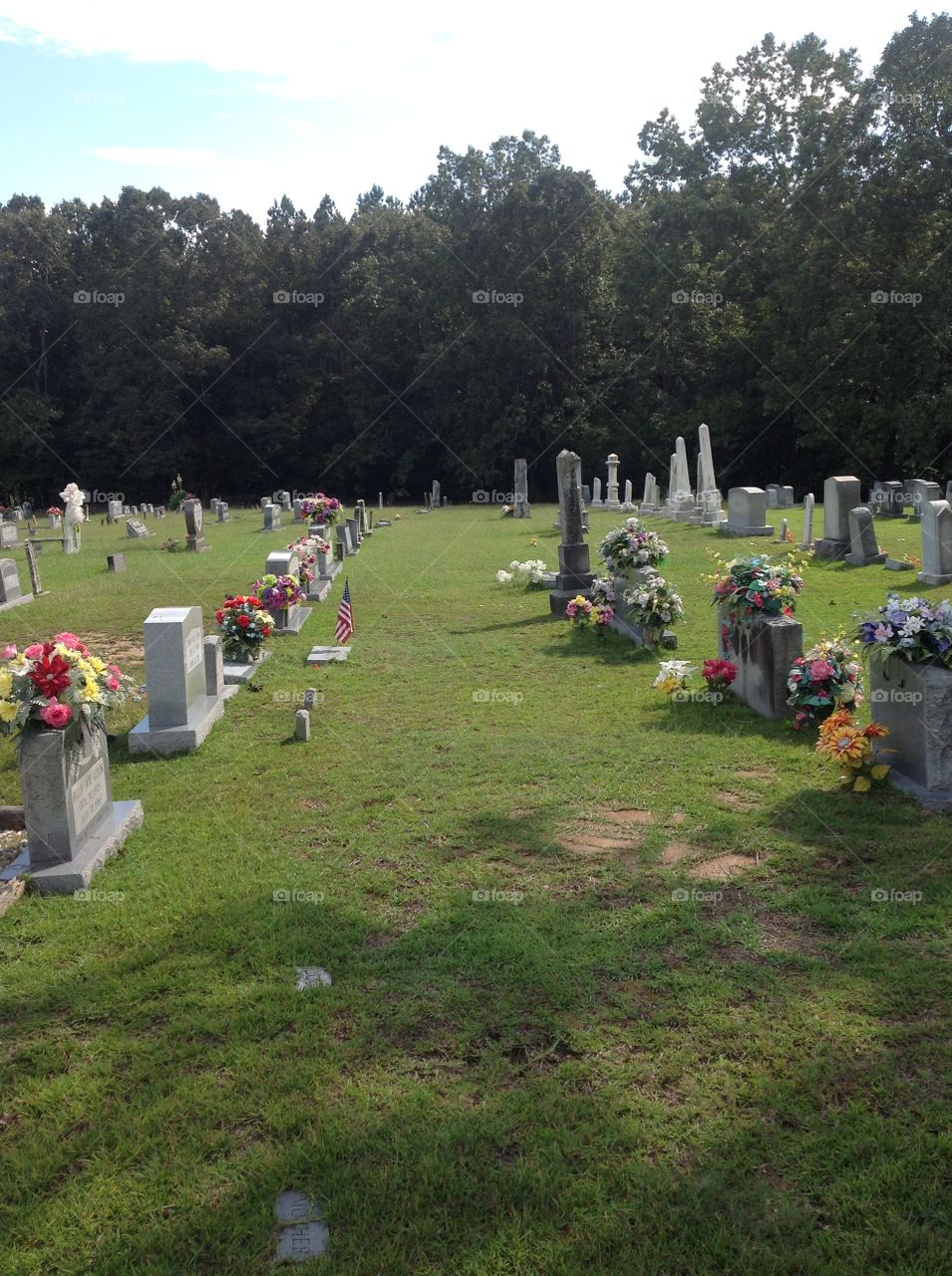 Graveyard behind Church