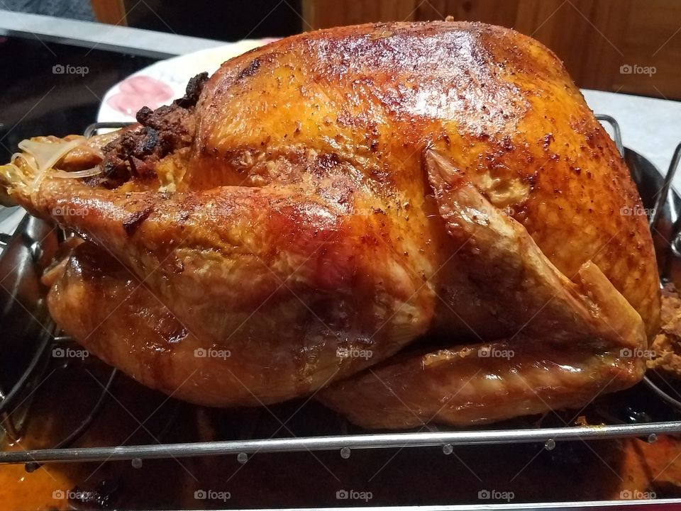 Roasted turkey