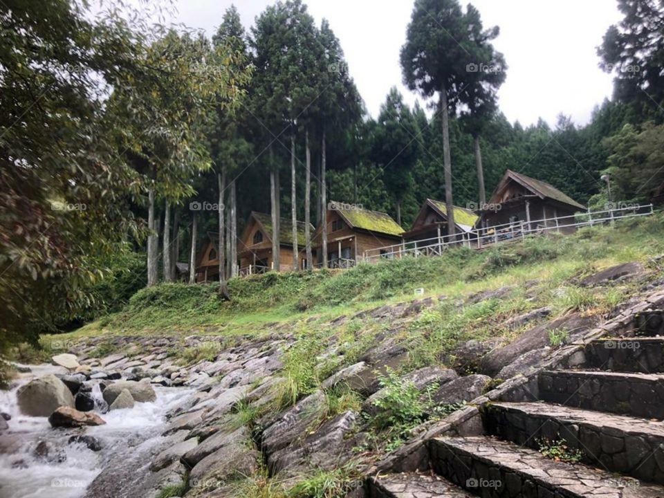 beautiful houses in the village