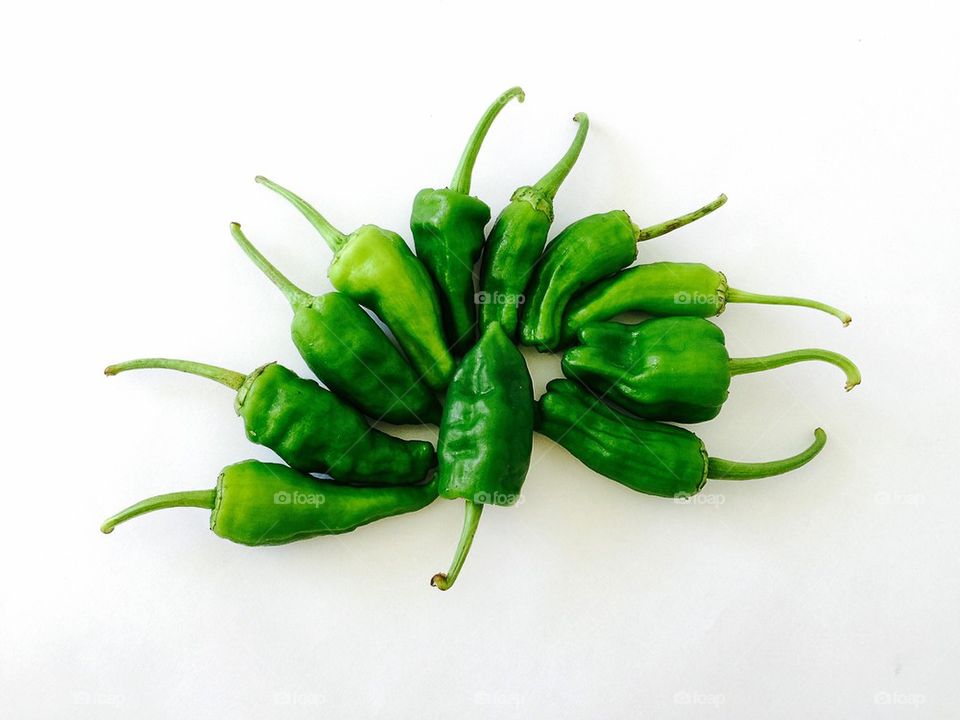 Young Green Peppers