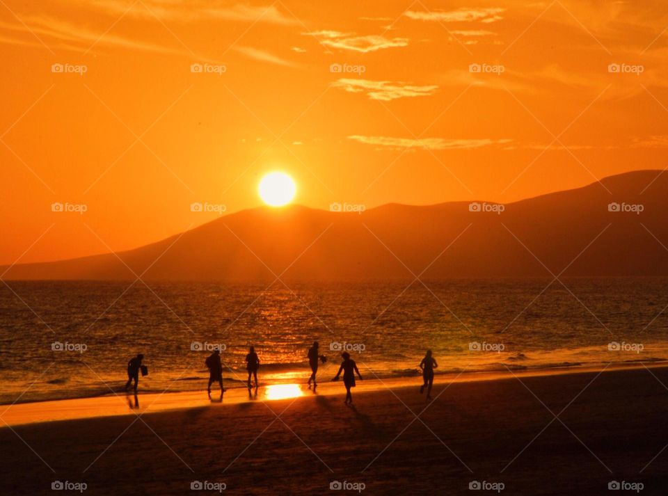 Mountains at the seaside