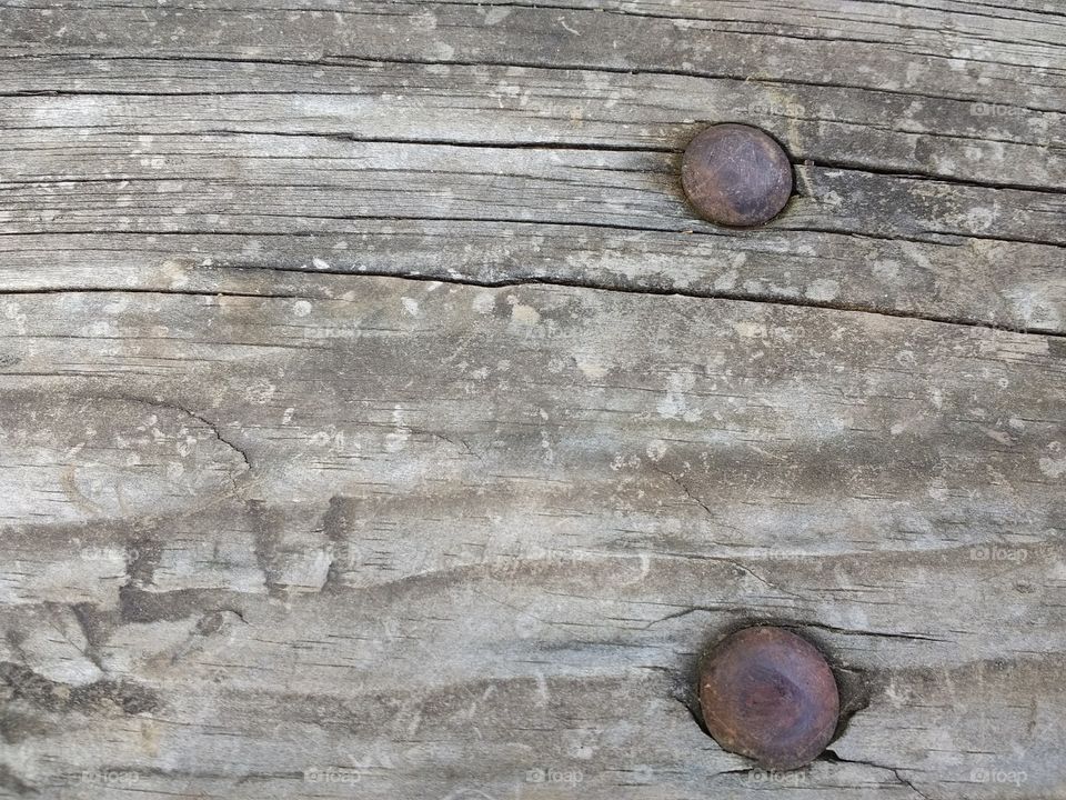Wood Plank and Bolts