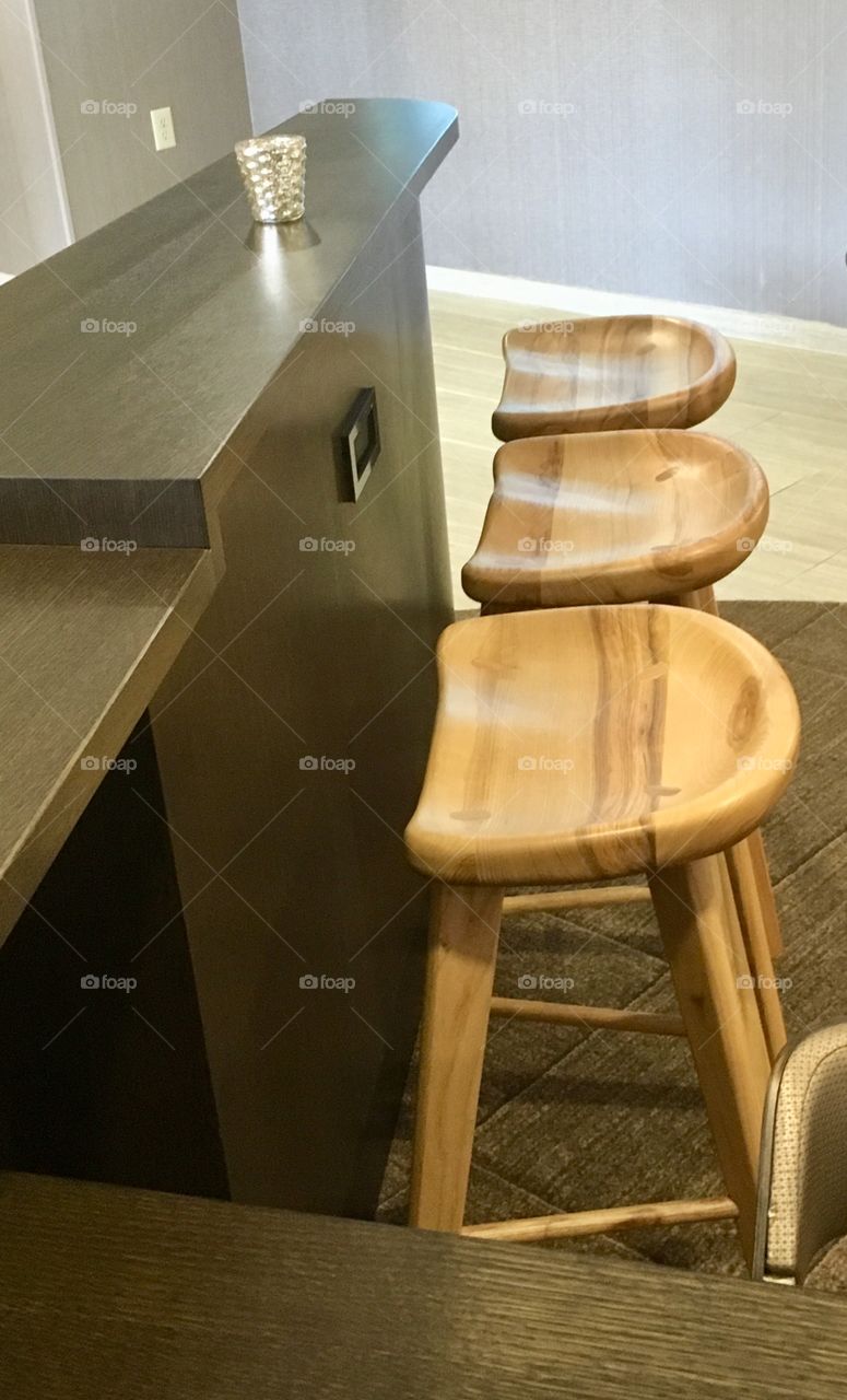 Rounded Seat Barstools