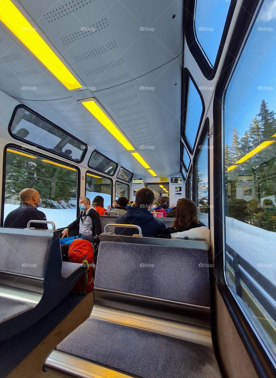 just another day of taking the train in Switzerland