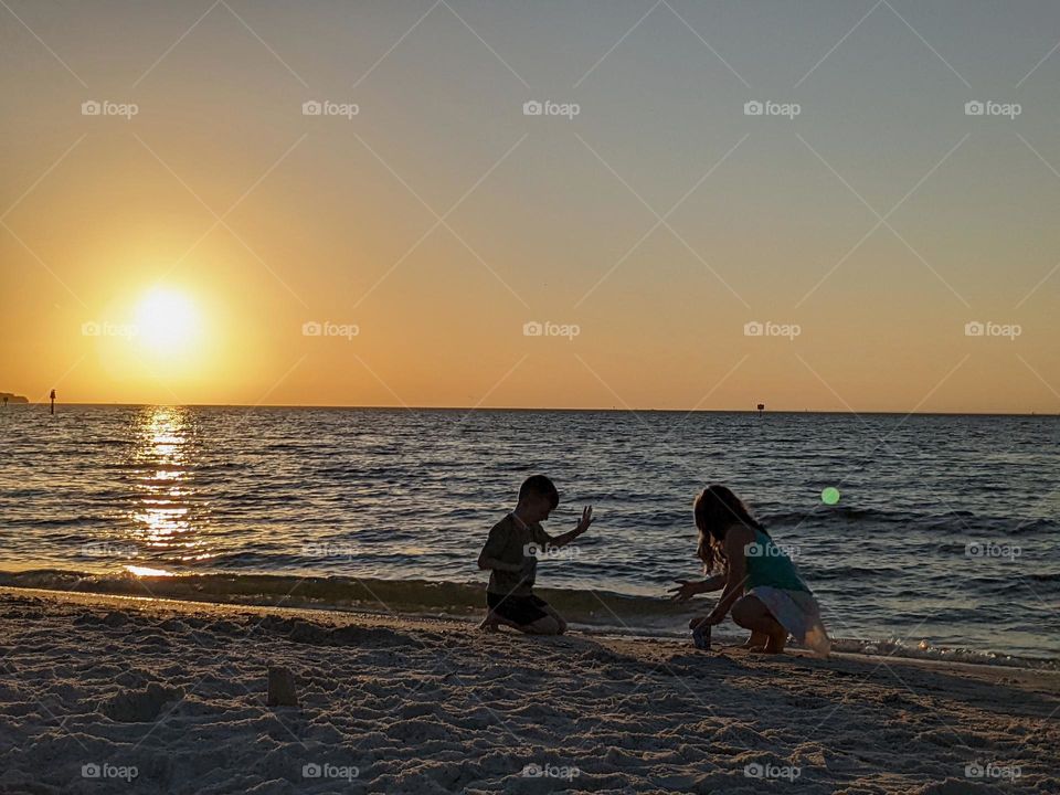 Florida beach sunset