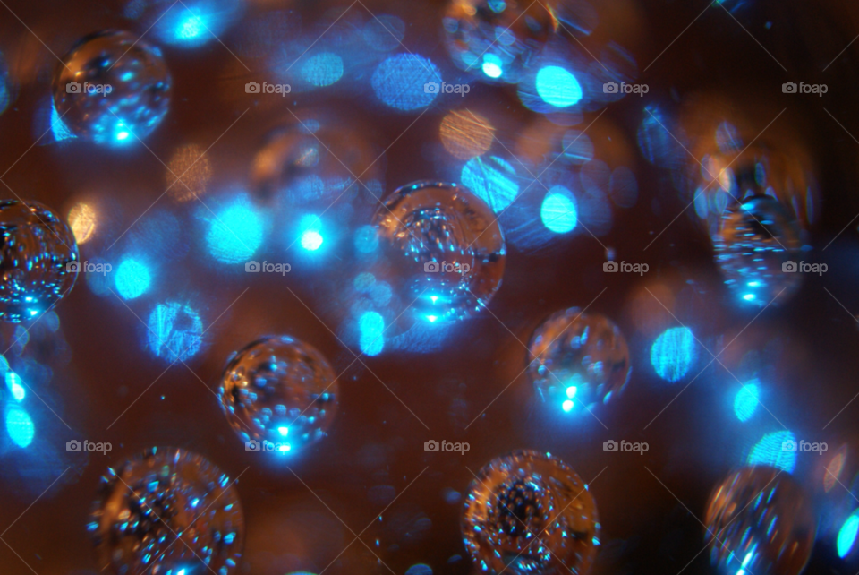blue glass uk bubble by Pahars
