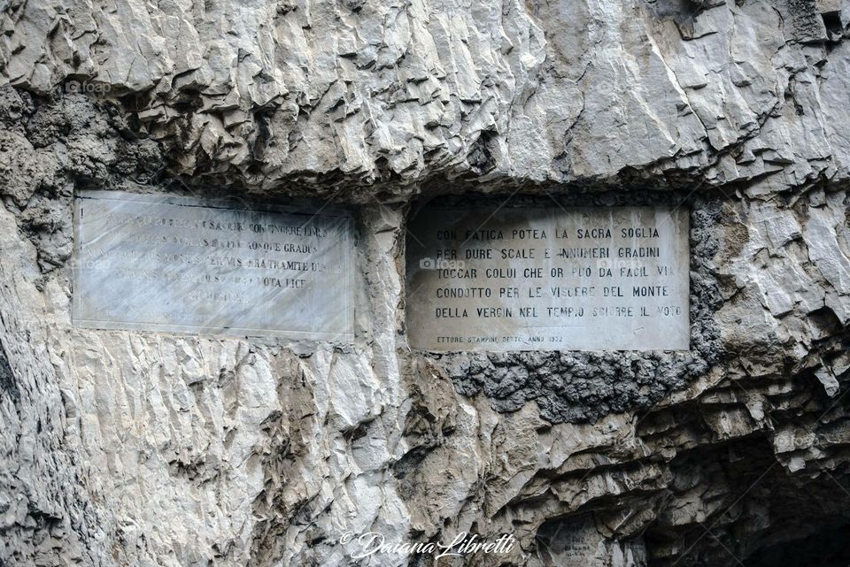 Santuario della madonna della corona
Sanctuary of the Madonna of the crown