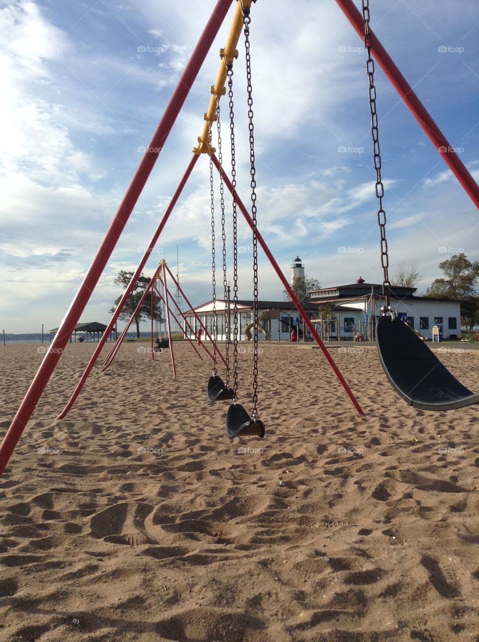 beach swingset