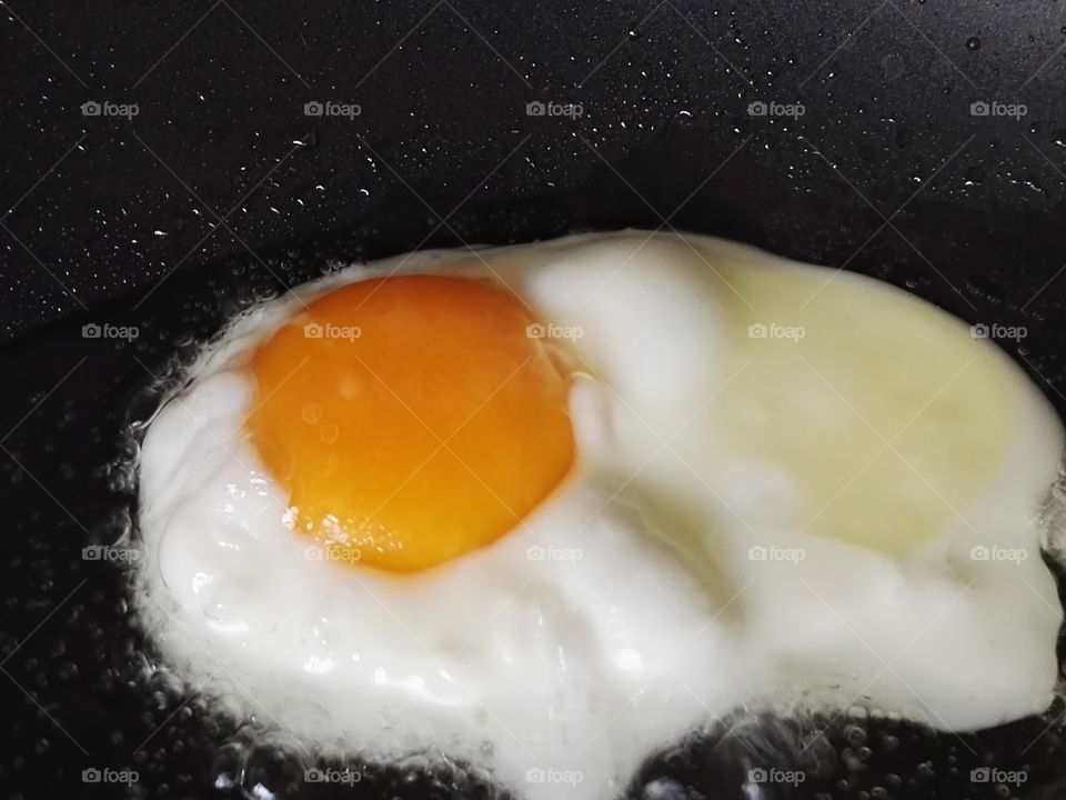 egg on pan