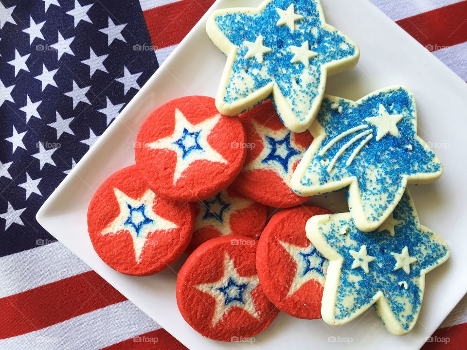 Cookies for Fourth of July