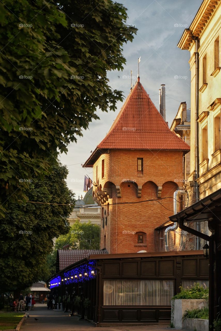 Architecture in Lviv, Ukraine 