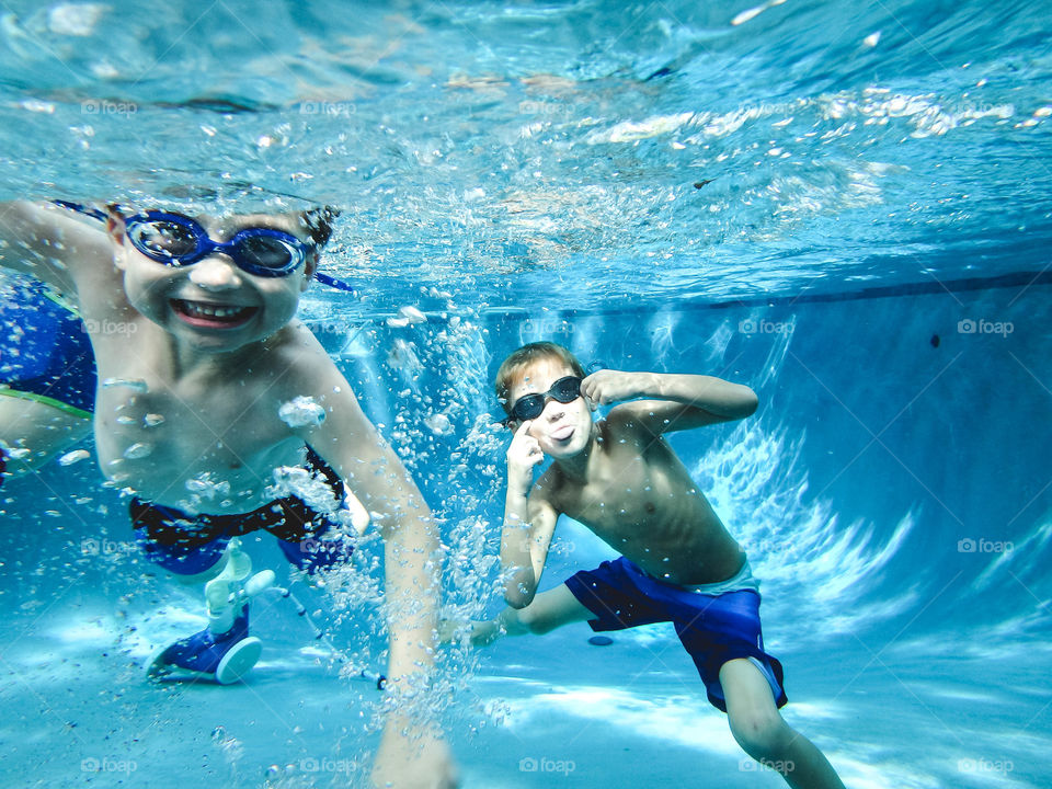 Swimming, Swimmer, Underwater, Goggles, Dug Out Pool