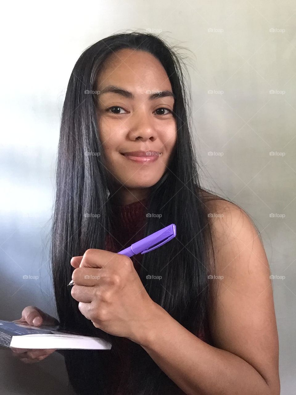 Light hearted portraits with products 