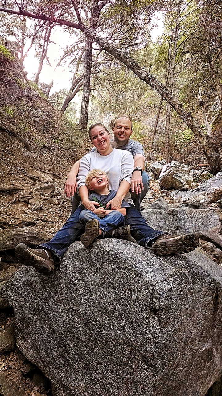 Pause for a moment. Short break on our hike to enjoy whats around us.