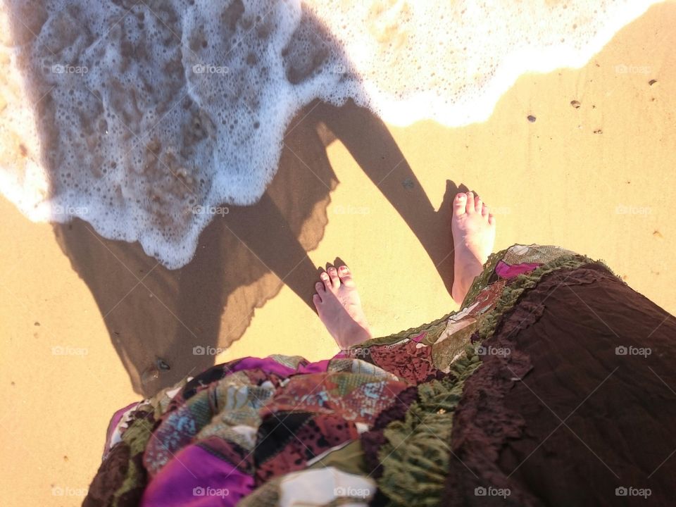 A Paddle At The Beach