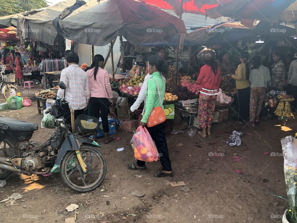 Cambodia Photos of The Market. CM Photography April 2019.  @chelseamerkleyphotos on Foap.