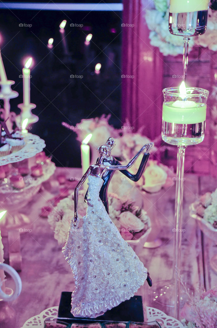 Grooms glass ornaments