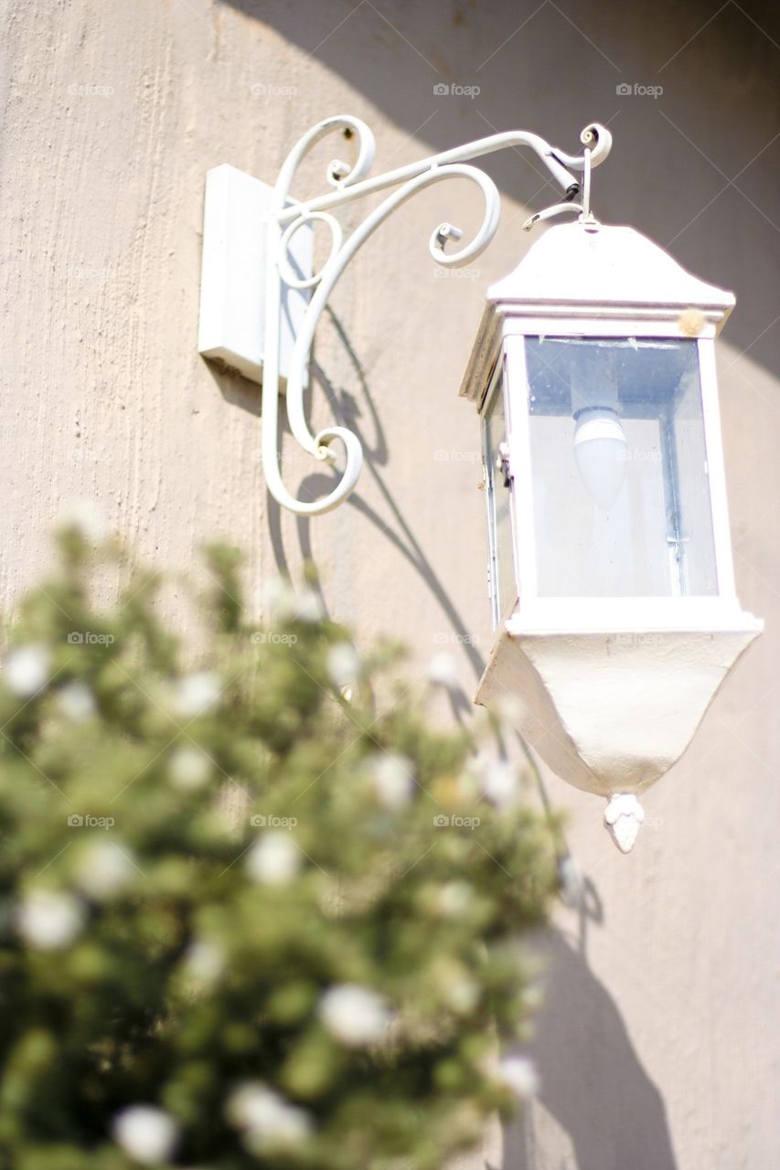 Rectangles are all around us, as seen in this picture of the lantern light outside the building