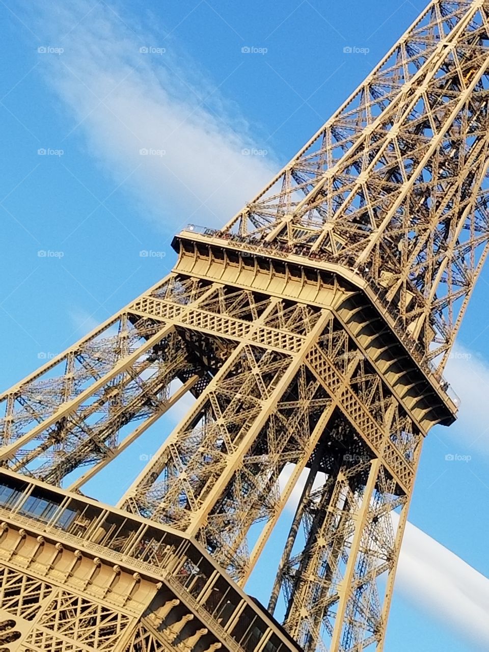 Eiffel Tower At An Angle