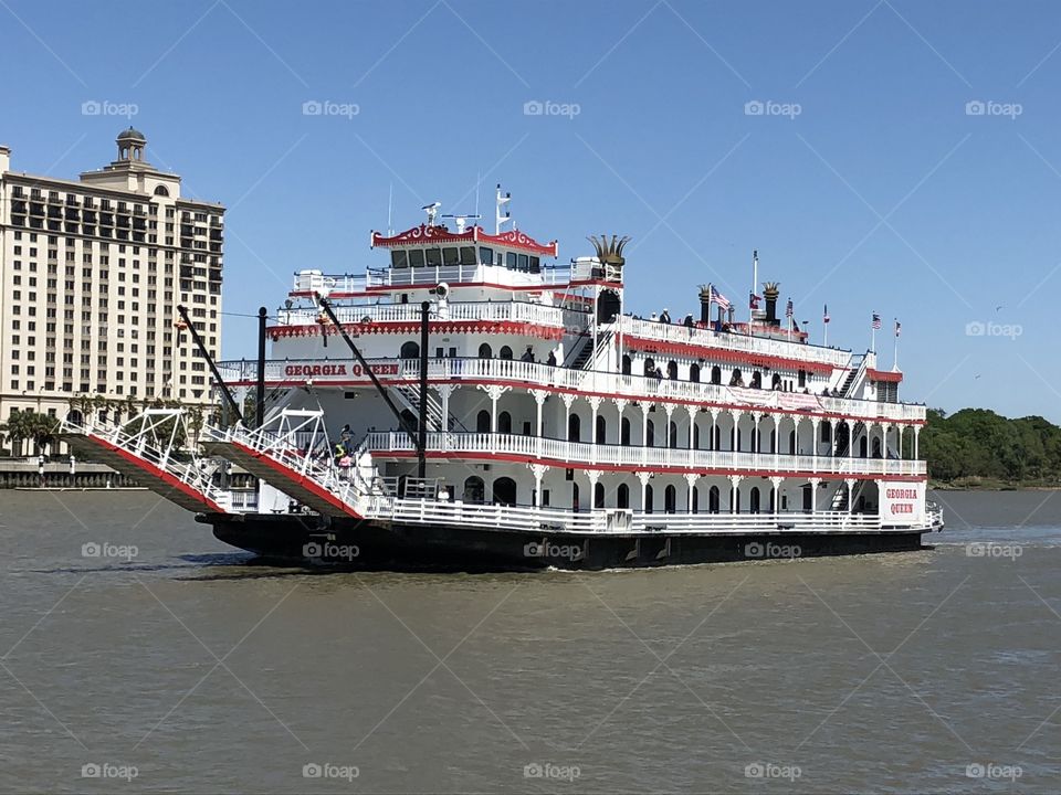 Riverboat, Savannah, Georgia. USA