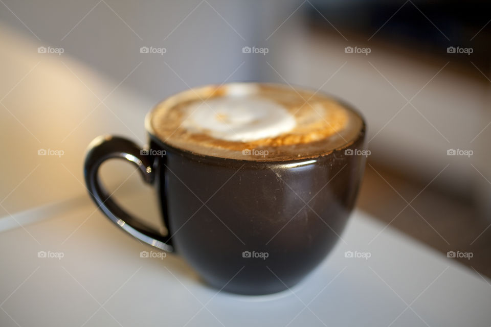 Close-up of a coffee cup