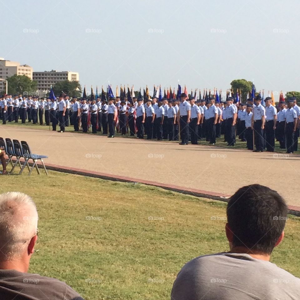 Air Force boot camp graduation