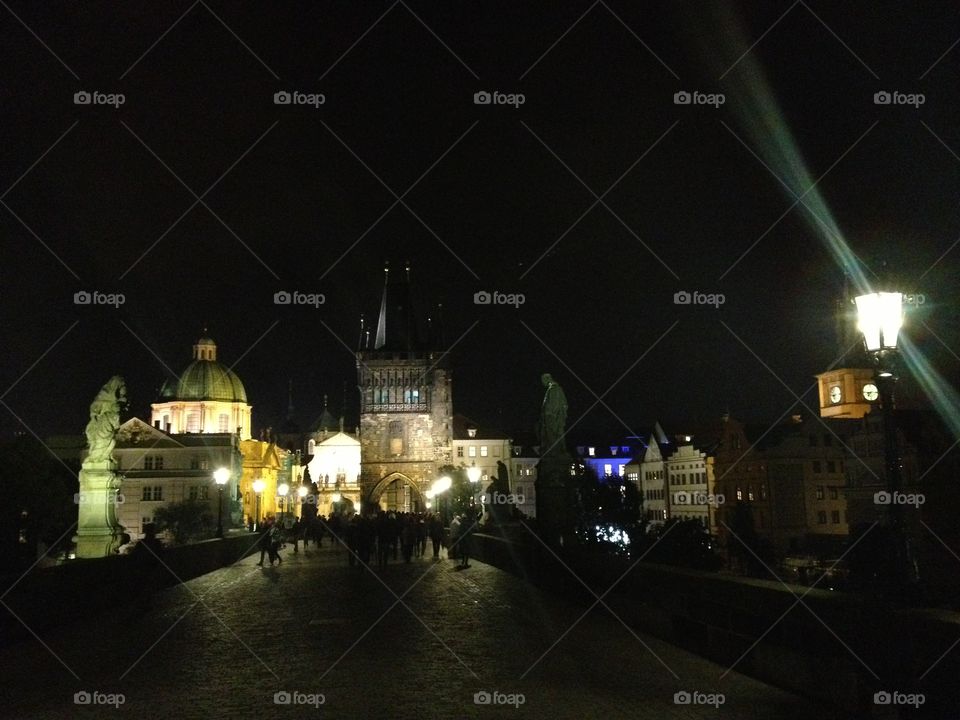 Prague by night 