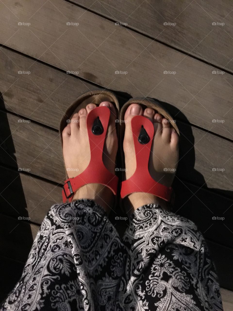 Red Birkinstock