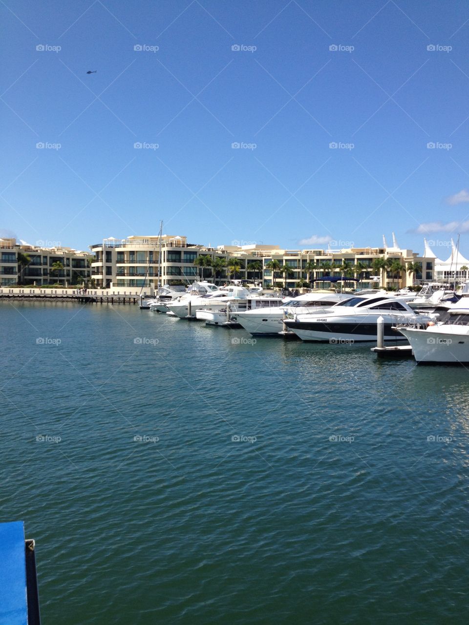 Luxury yachts at marina Gold Coast Australia