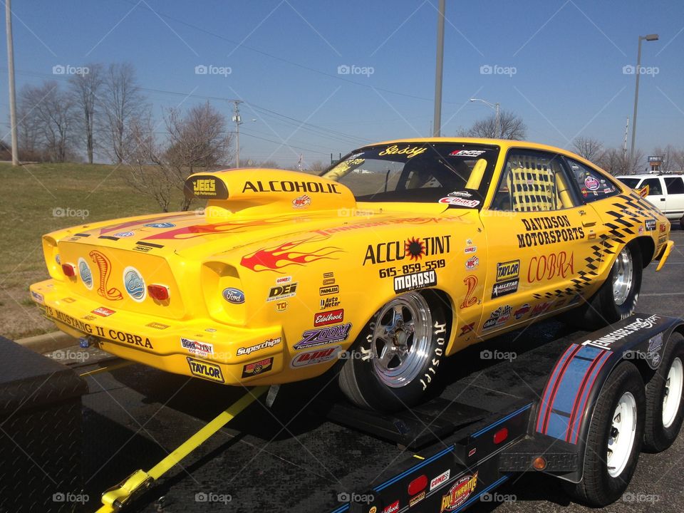 Mustang race car