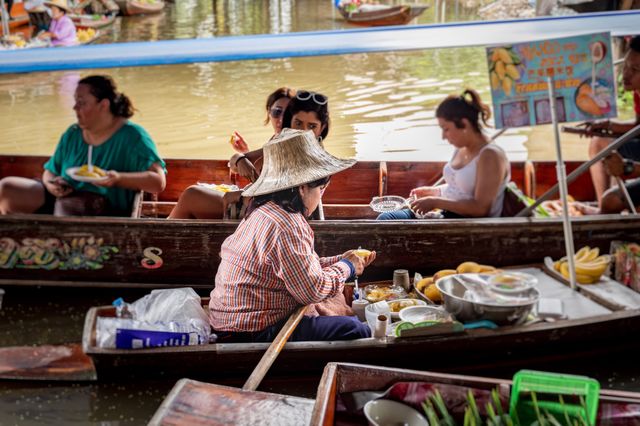 Thailand float market