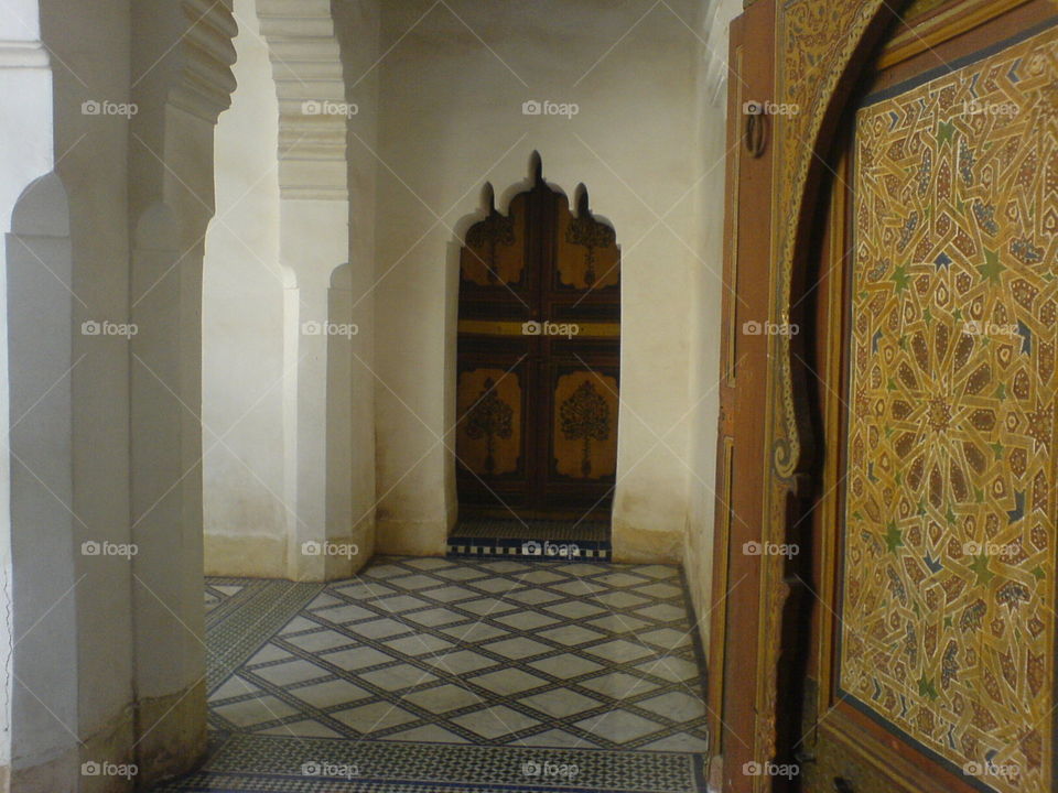 porte. Maroc