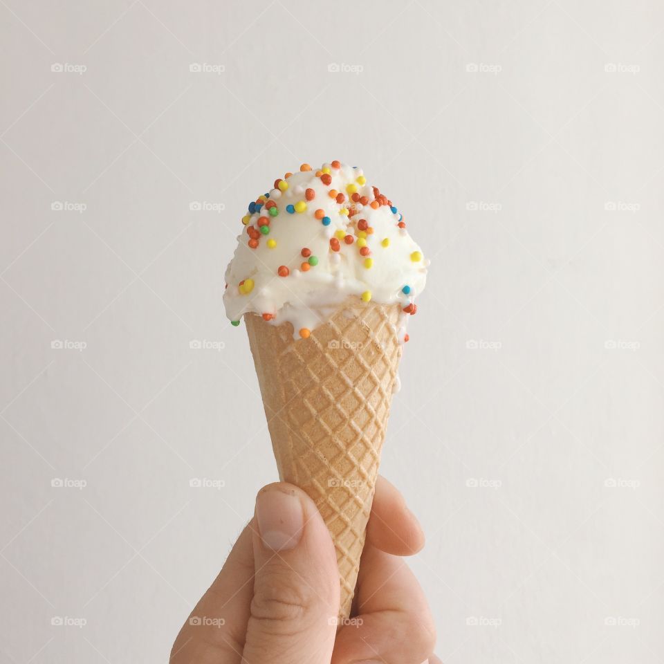 Close-up of an ice cream