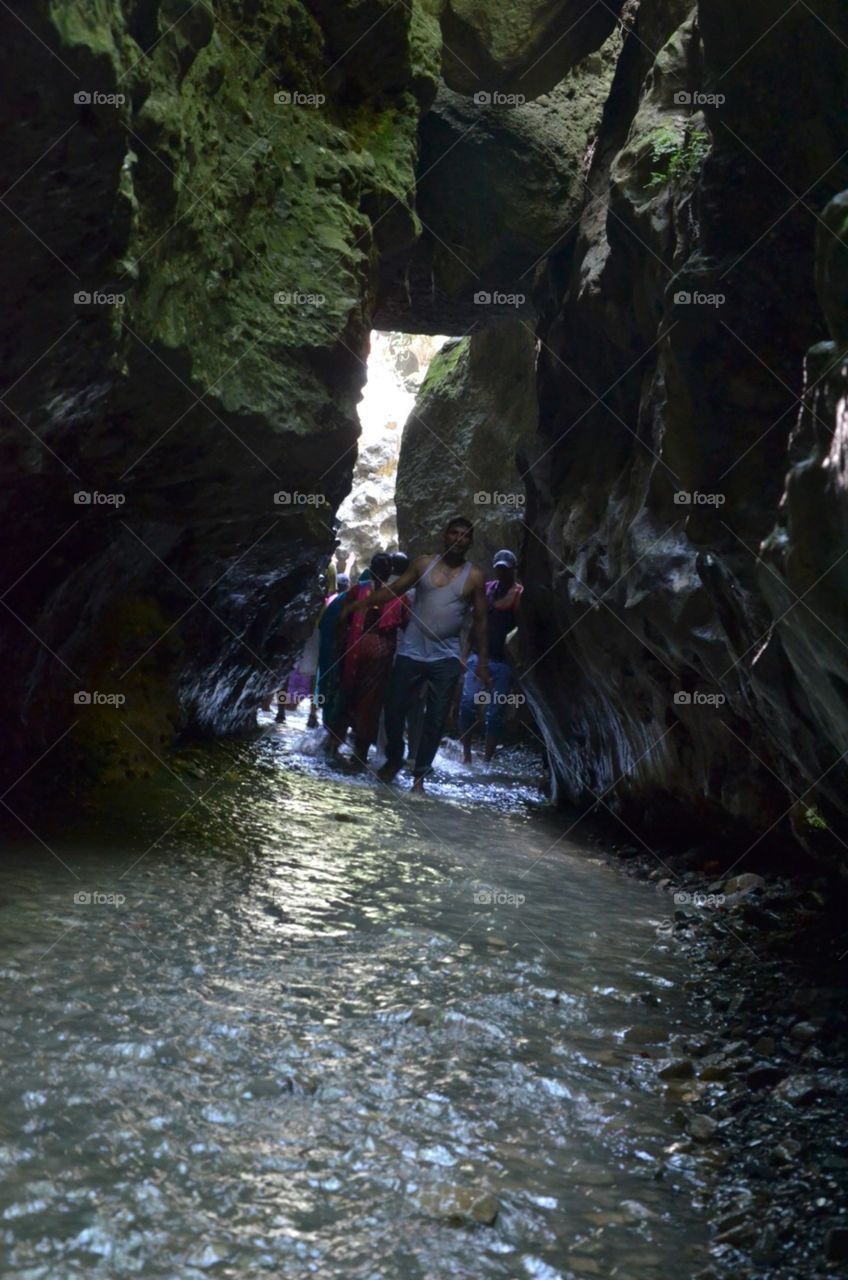 Water, No Person, Cave, Travel, Waterfall