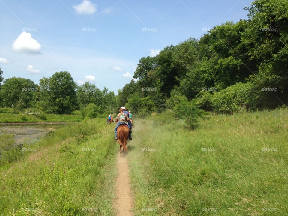 Horseback riding 