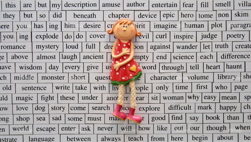 Magnetic Words. Doll