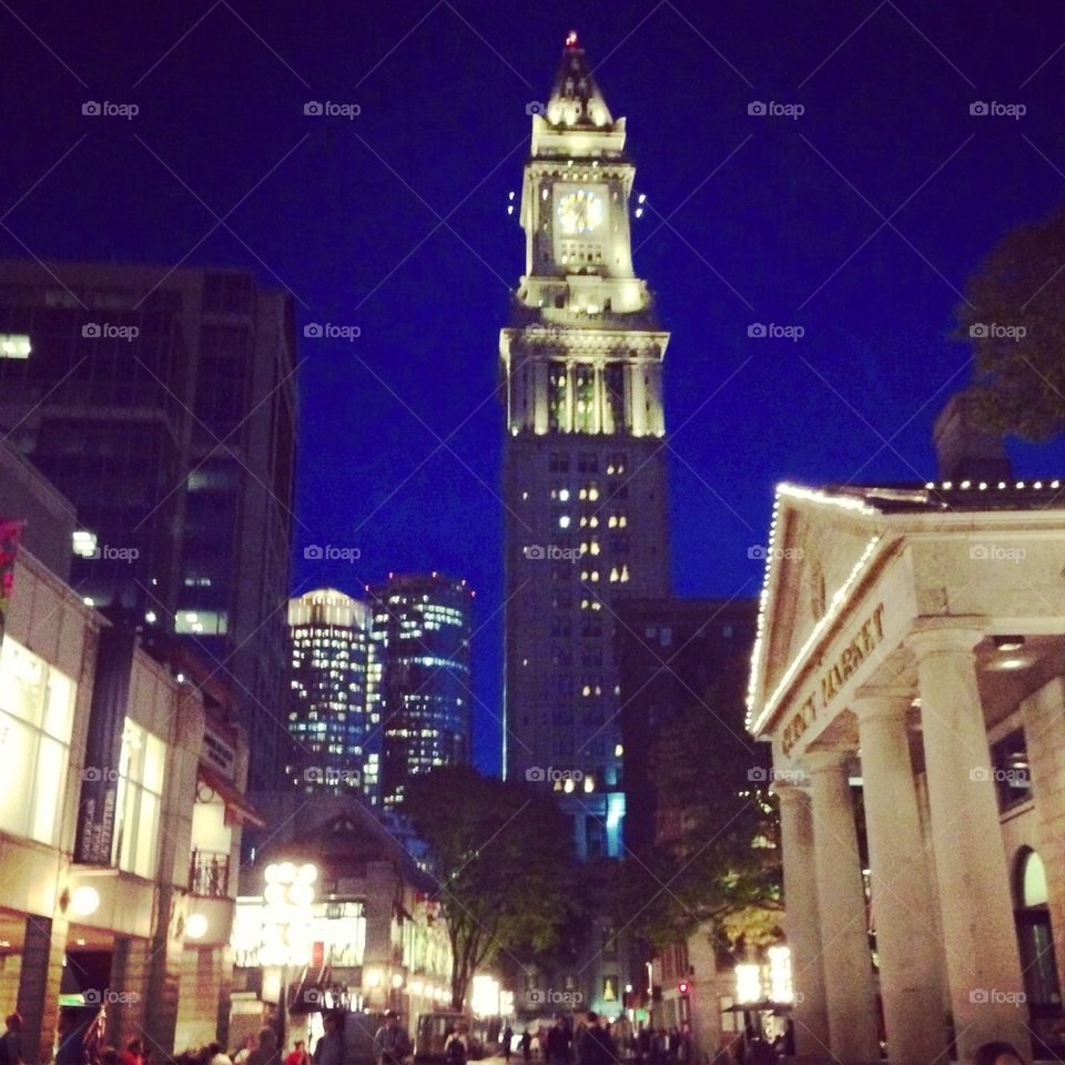 Evening at Faneuil Hall 