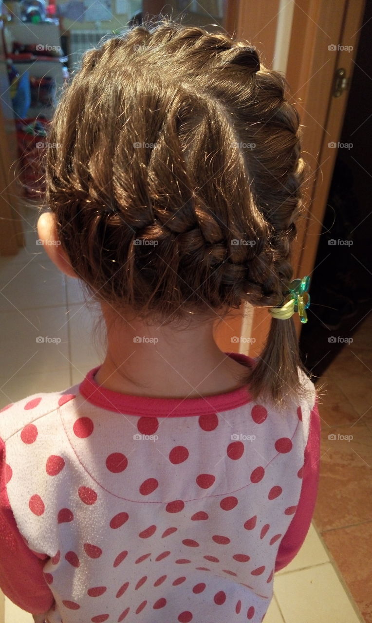 Braids to go to school