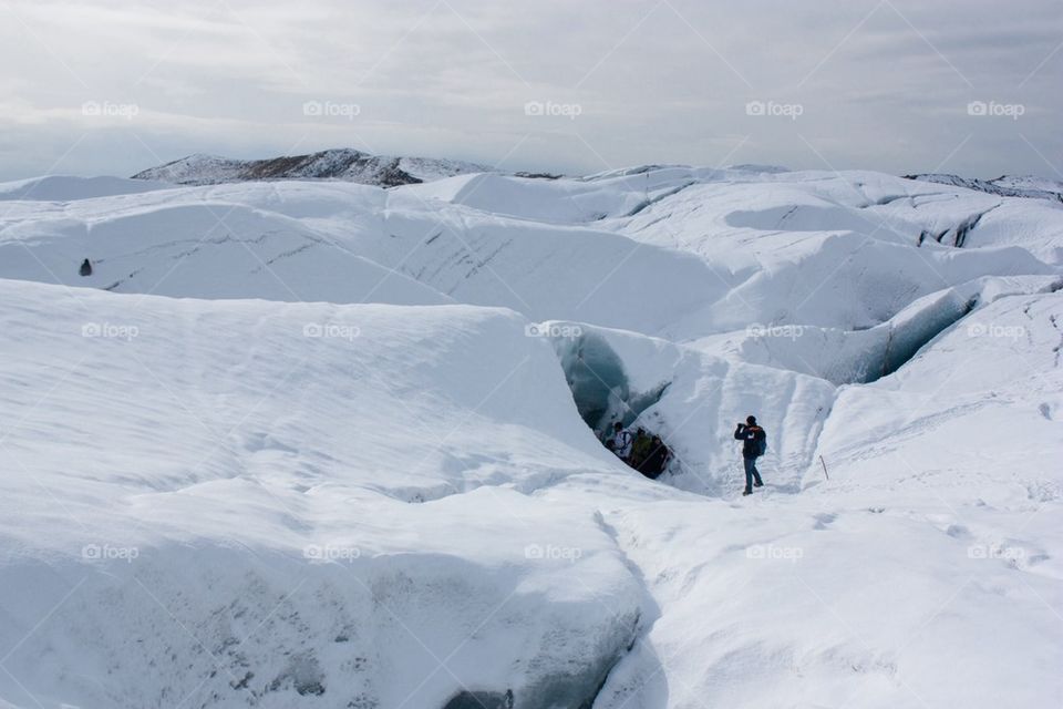 Glacier hike in Iceland 