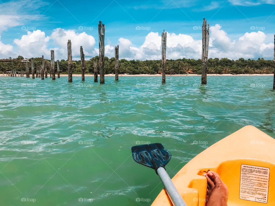 That kayak tour on the beaches of Cumuruxatiba Bahia to start the year 2022