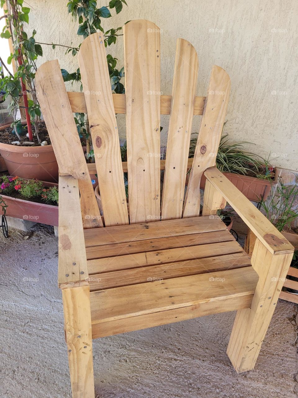 sillón de madera